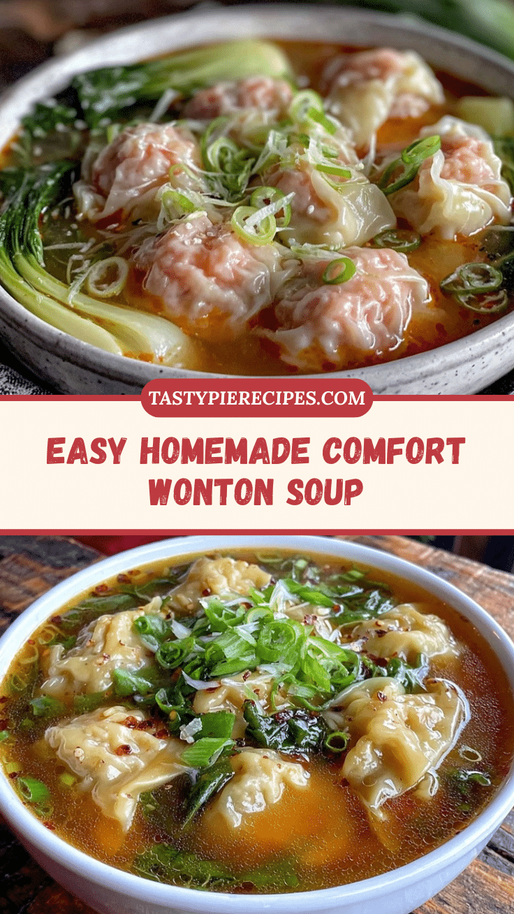 homemade wonton soup recipe