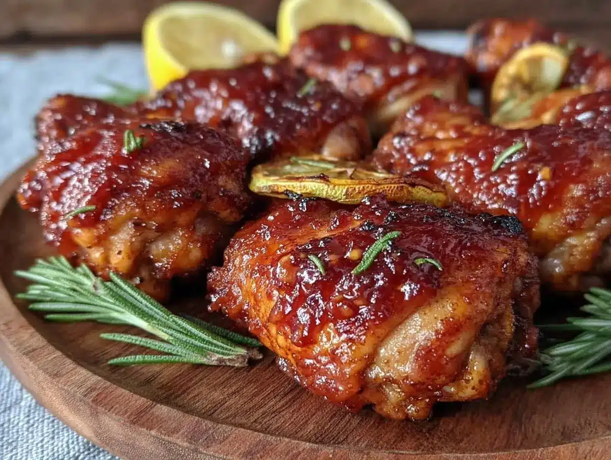 honey BBQ chicken drumsticks preparation steps