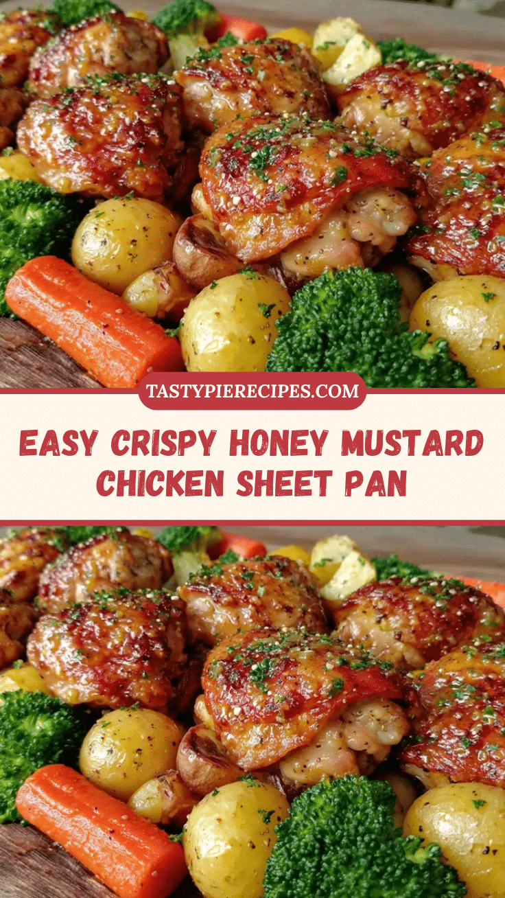 honey mustard chicken sheet pan dinner recipe