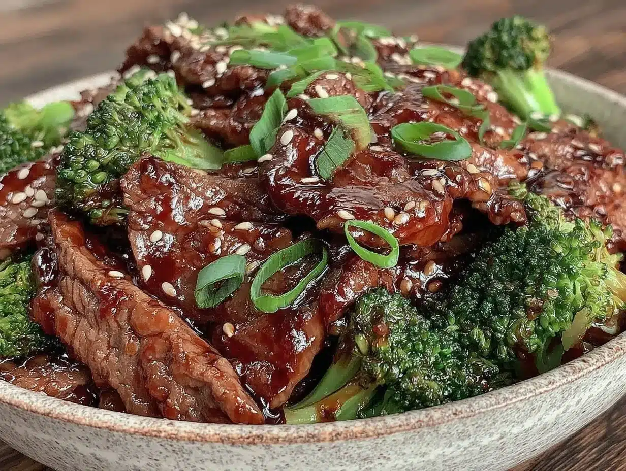 Instant Pot Mongolian Beef preparation steps