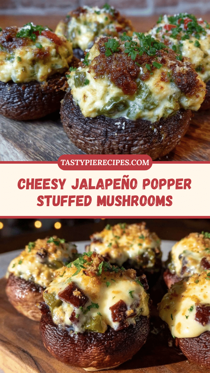 jalapeño popper stuffed mushrooms recipe