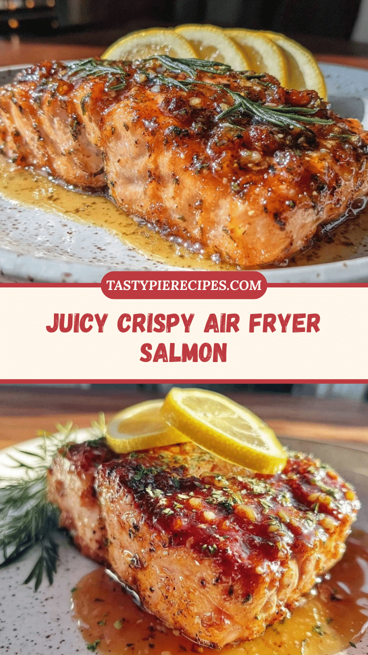 juicy crispy air fryer salmon recipe
