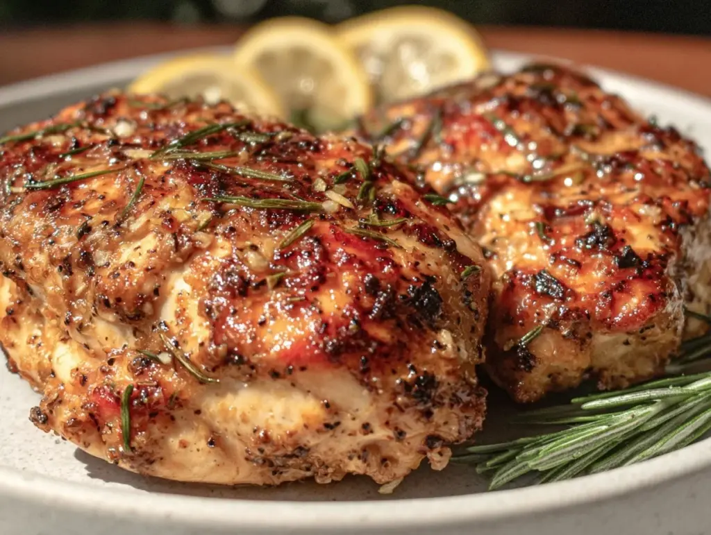 lemon pepper baked chicken breast - featured image