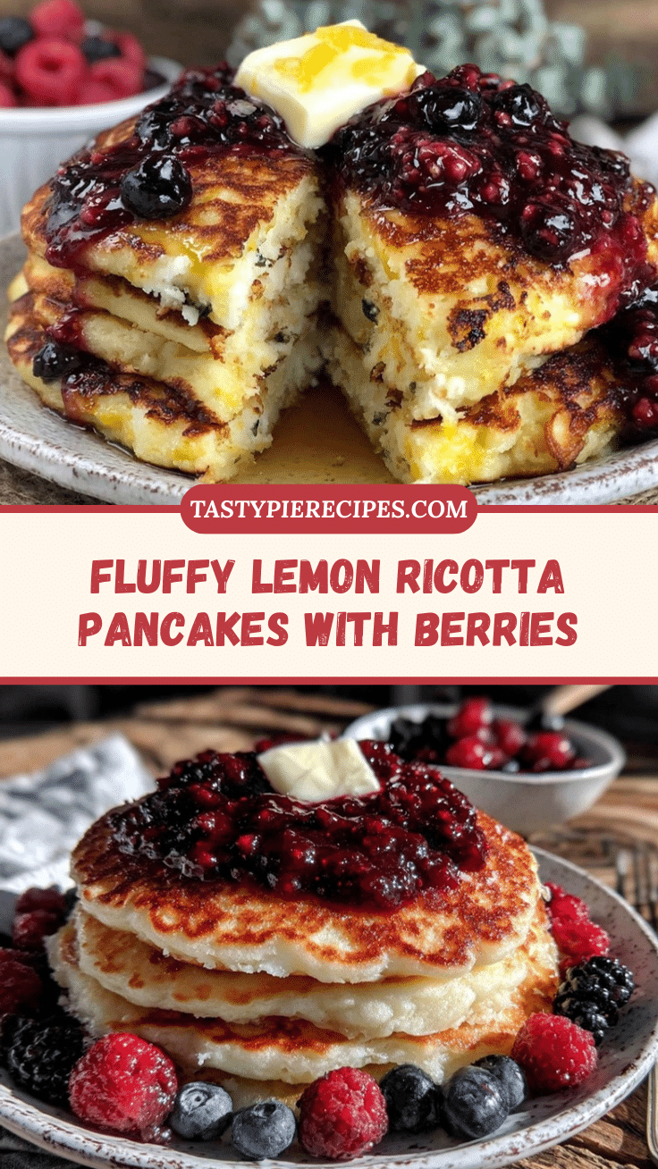 lemon ricotta pancakes recipe