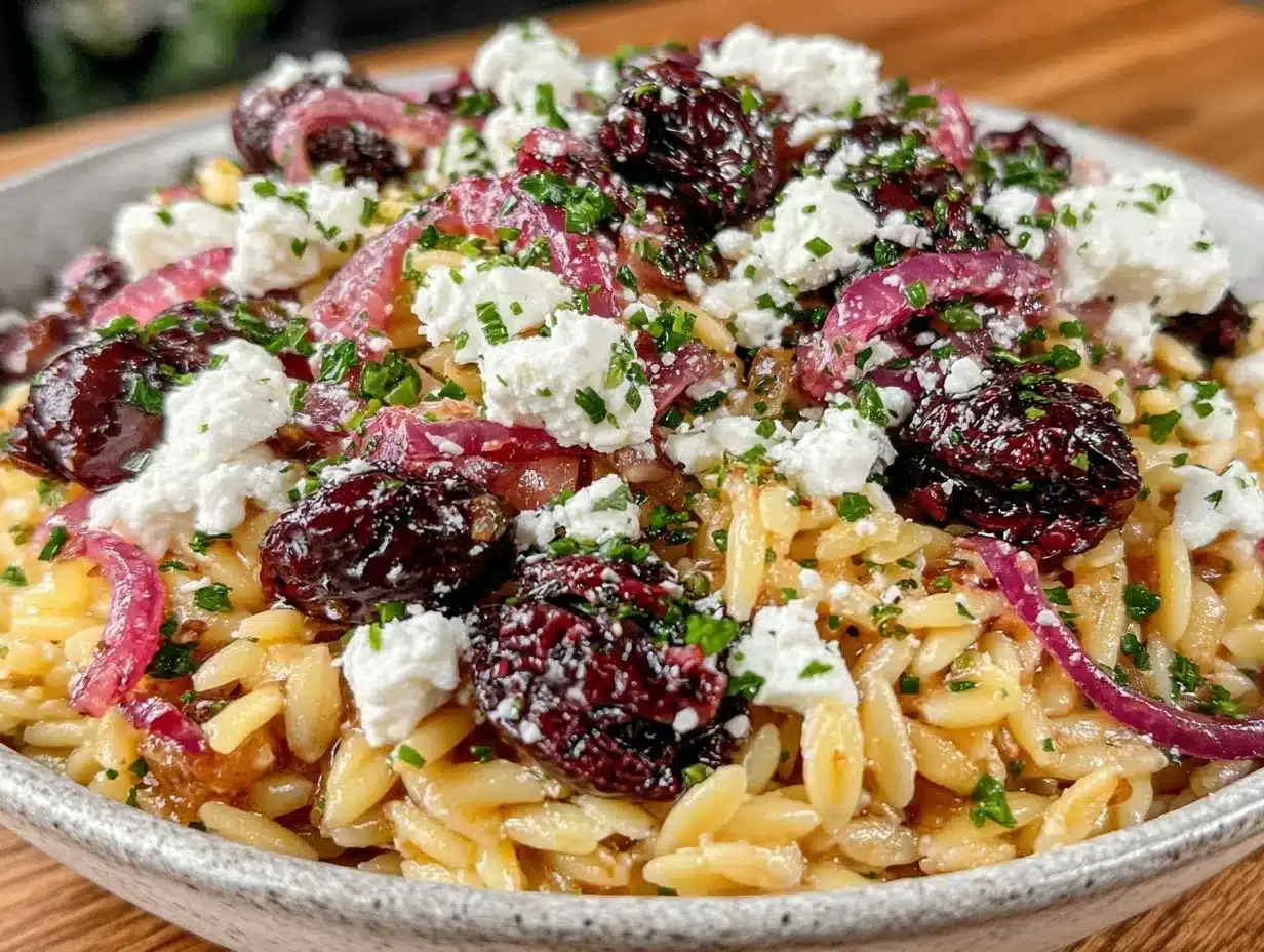 Mediterranean Orzo Salad preparation steps