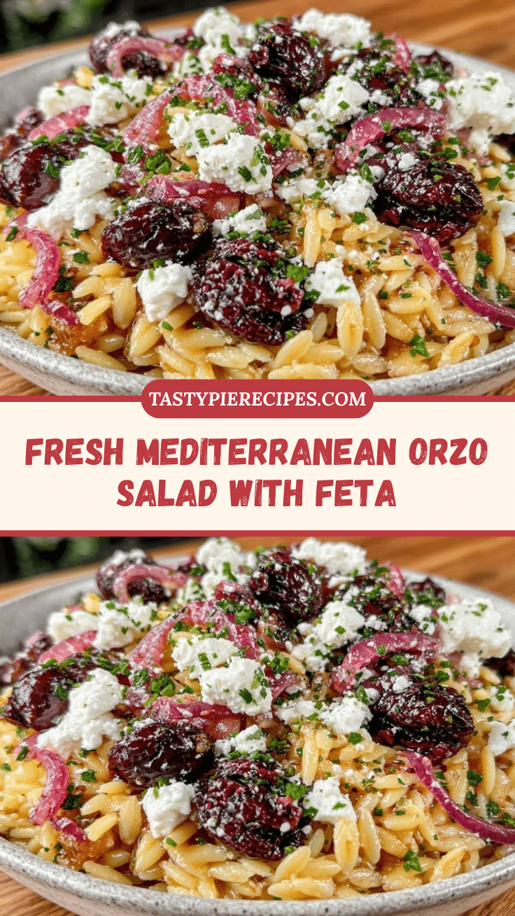 Mediterranean Orzo Salad recipe