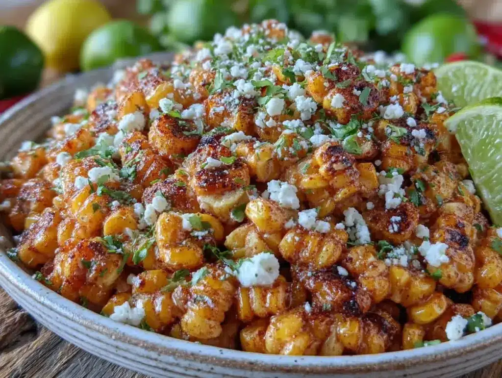 mexican street corn salad - featured image