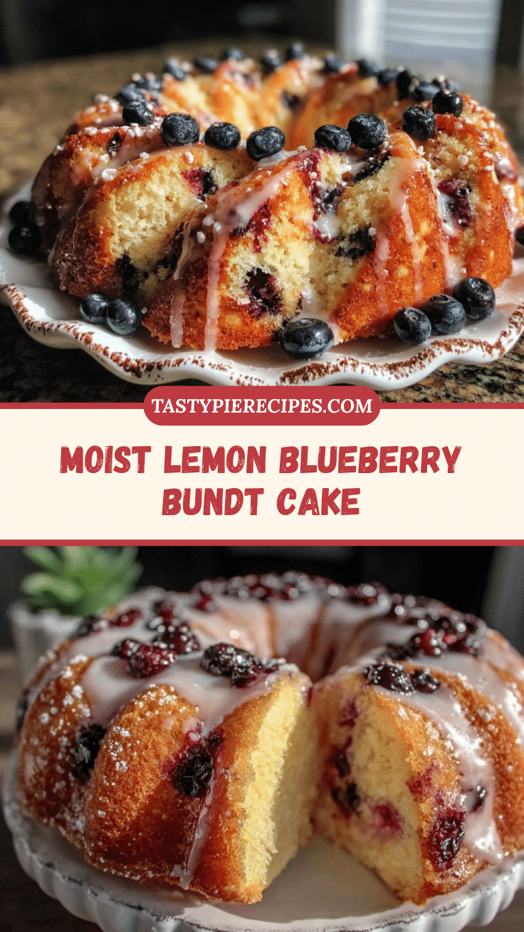 moist lemon blueberry bundt cake recipe