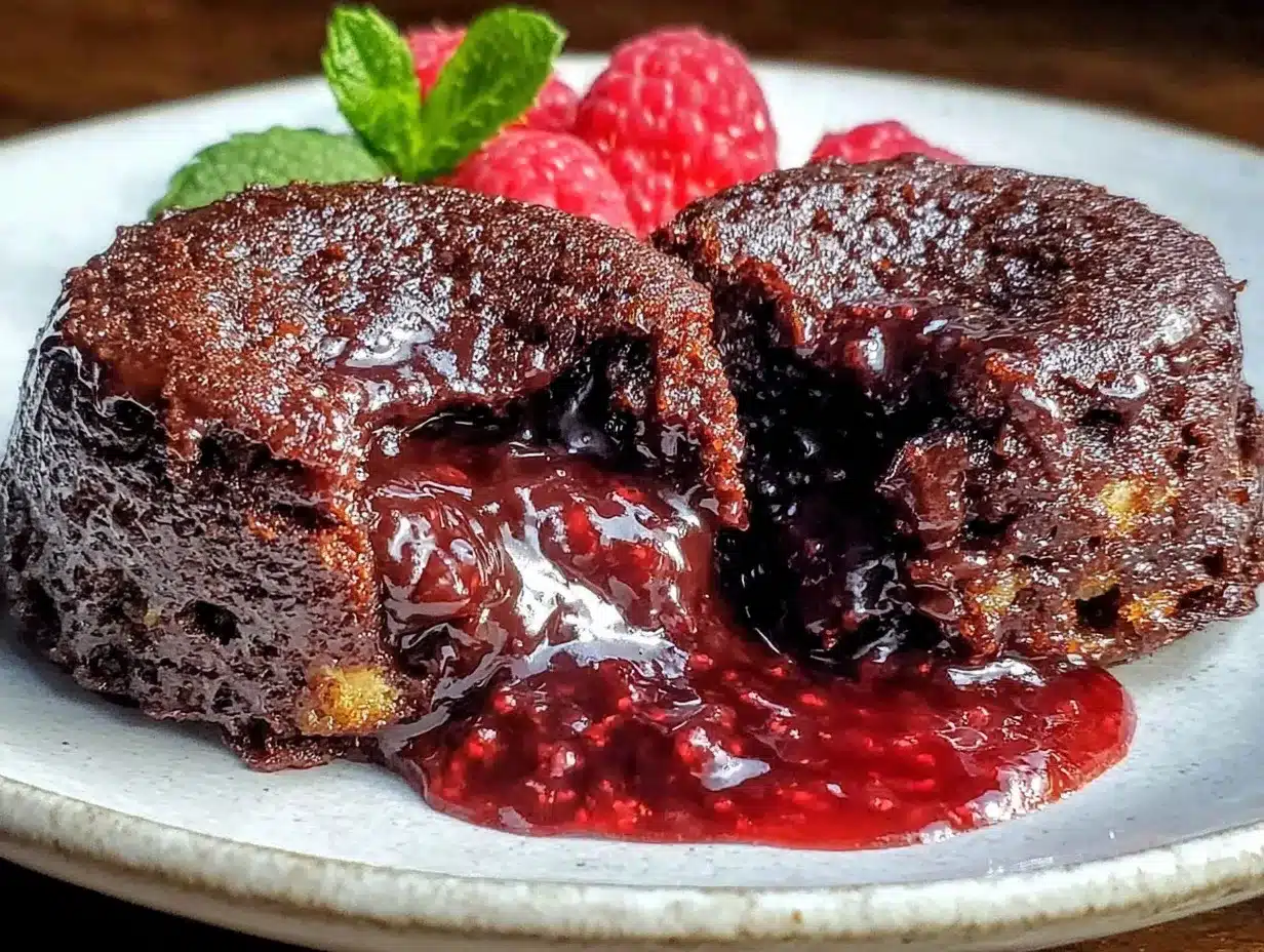 molten lava cakes for two preparation steps