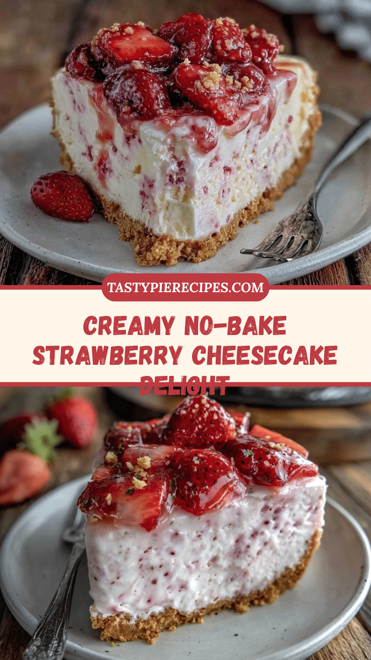 no-bake strawberry cheesecake recipe