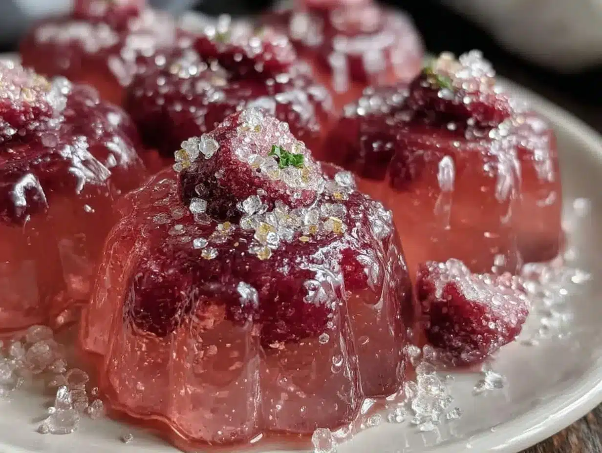 pink champagne jello shots preparation steps
