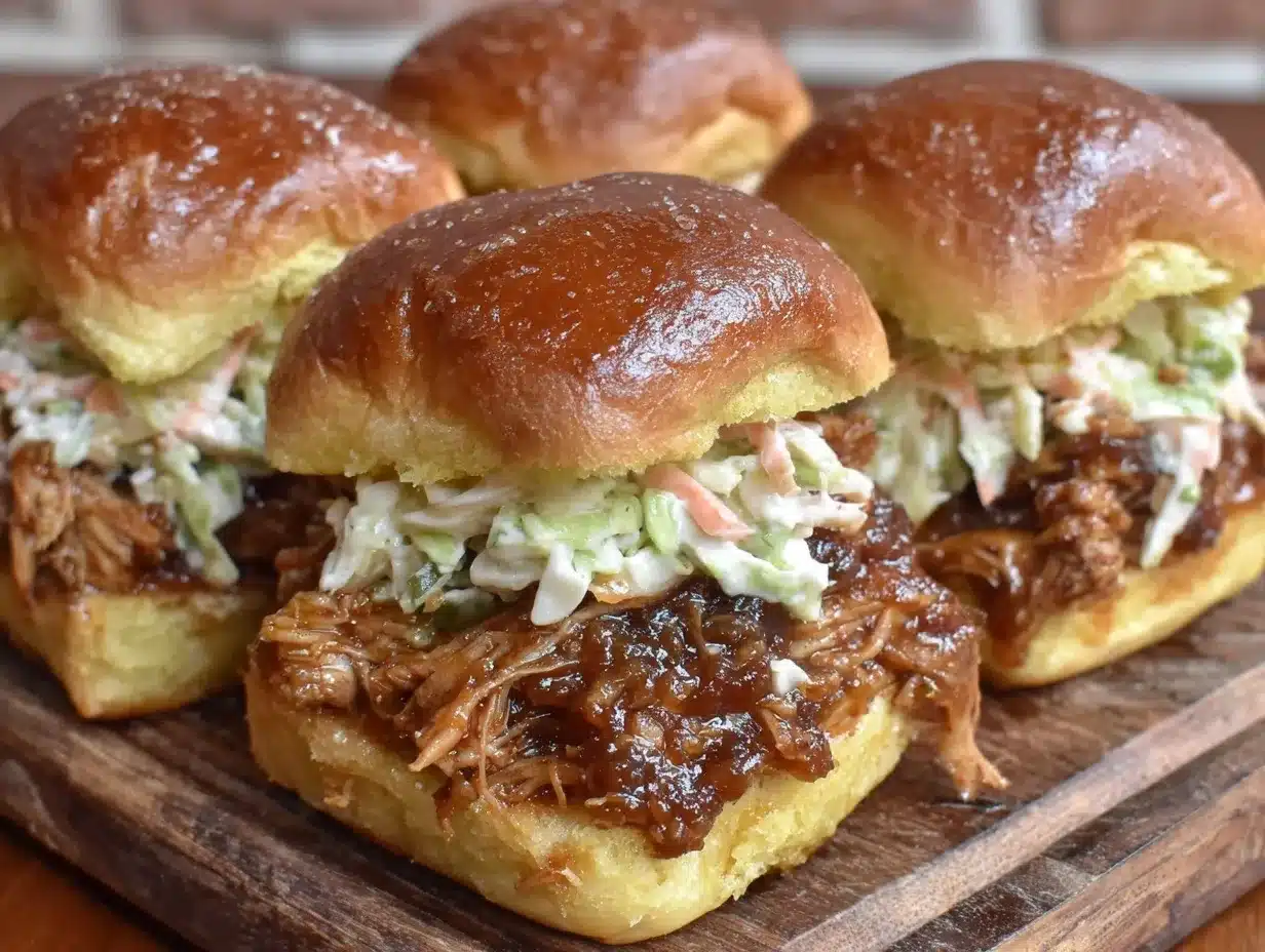 pulled chicken sliders preparation steps