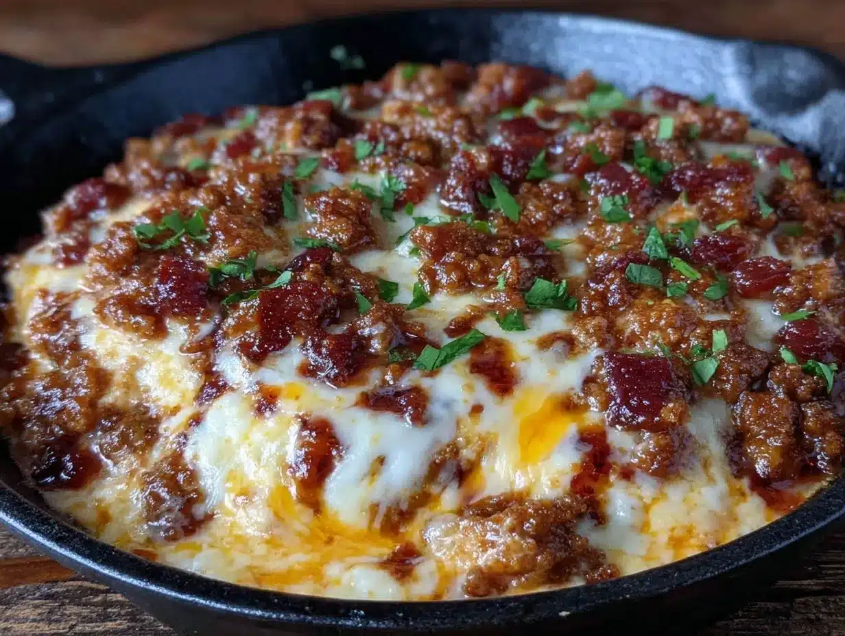 queso fundido with chorizo preparation steps