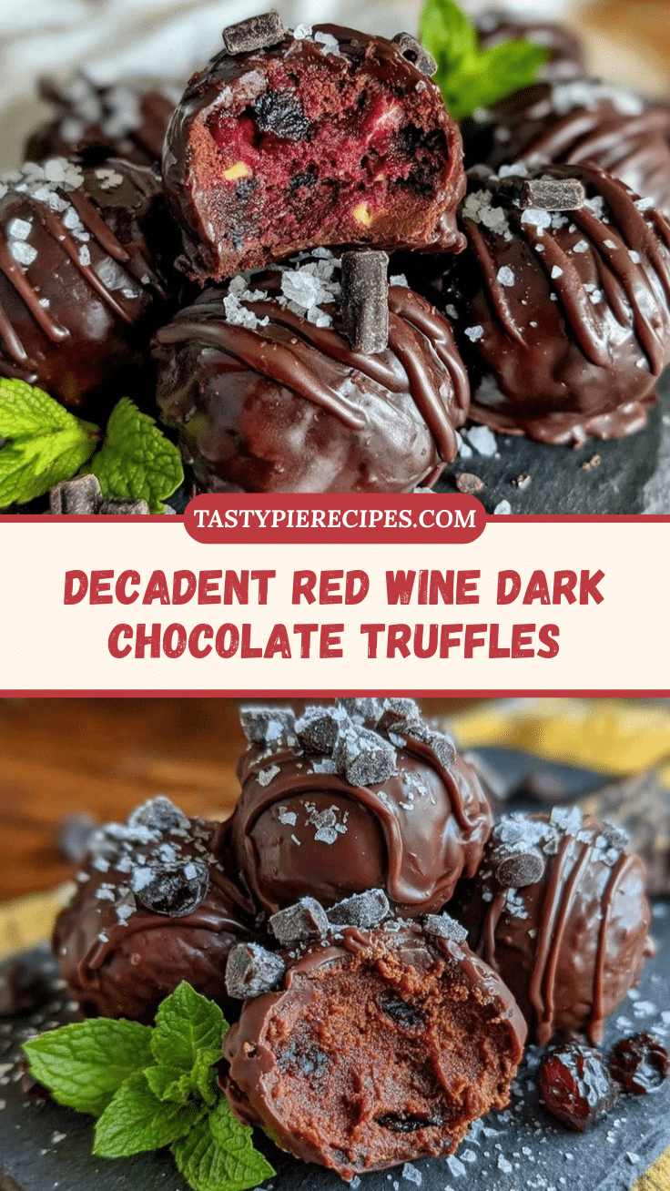 red wine chocolate truffles recipe