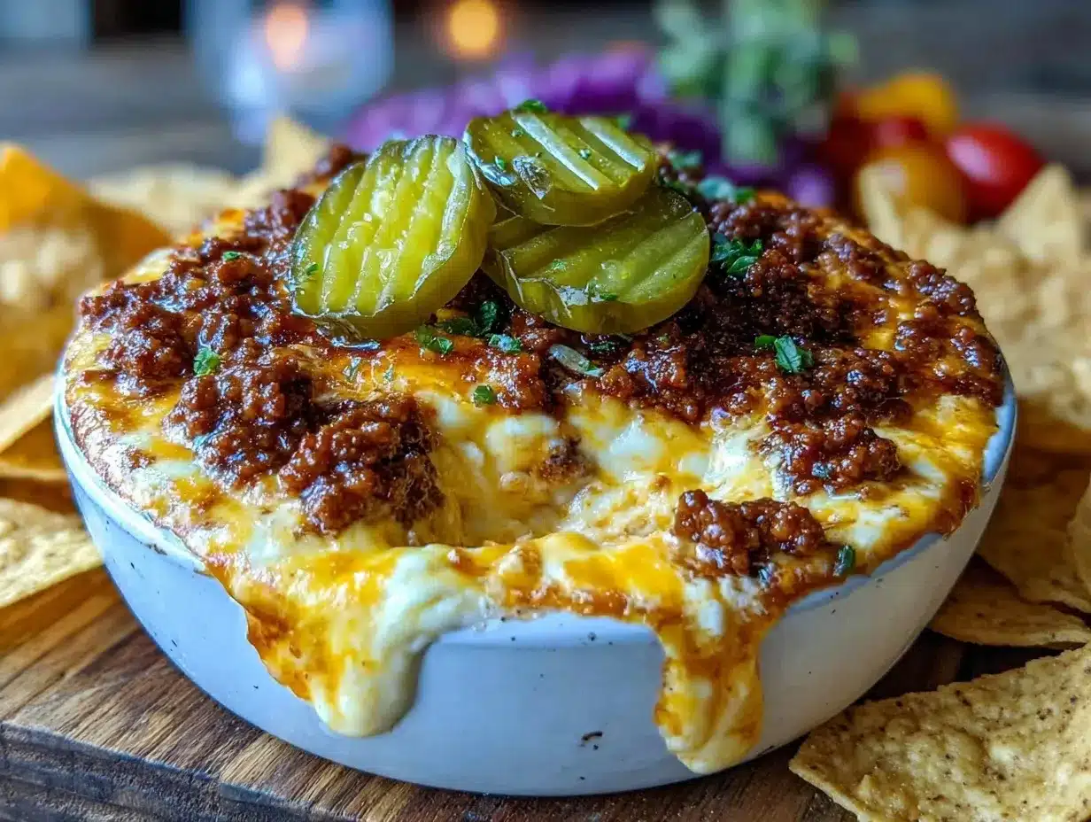 savory crockpot cheeseburger dip preparation steps