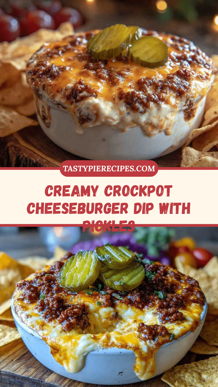 savory crockpot cheeseburger dip recipe
