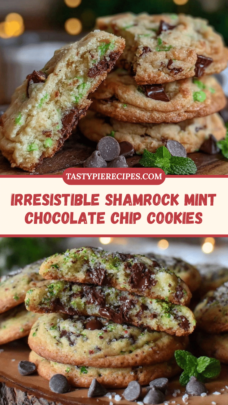 shamrock mint chocolate chip cookies recipe