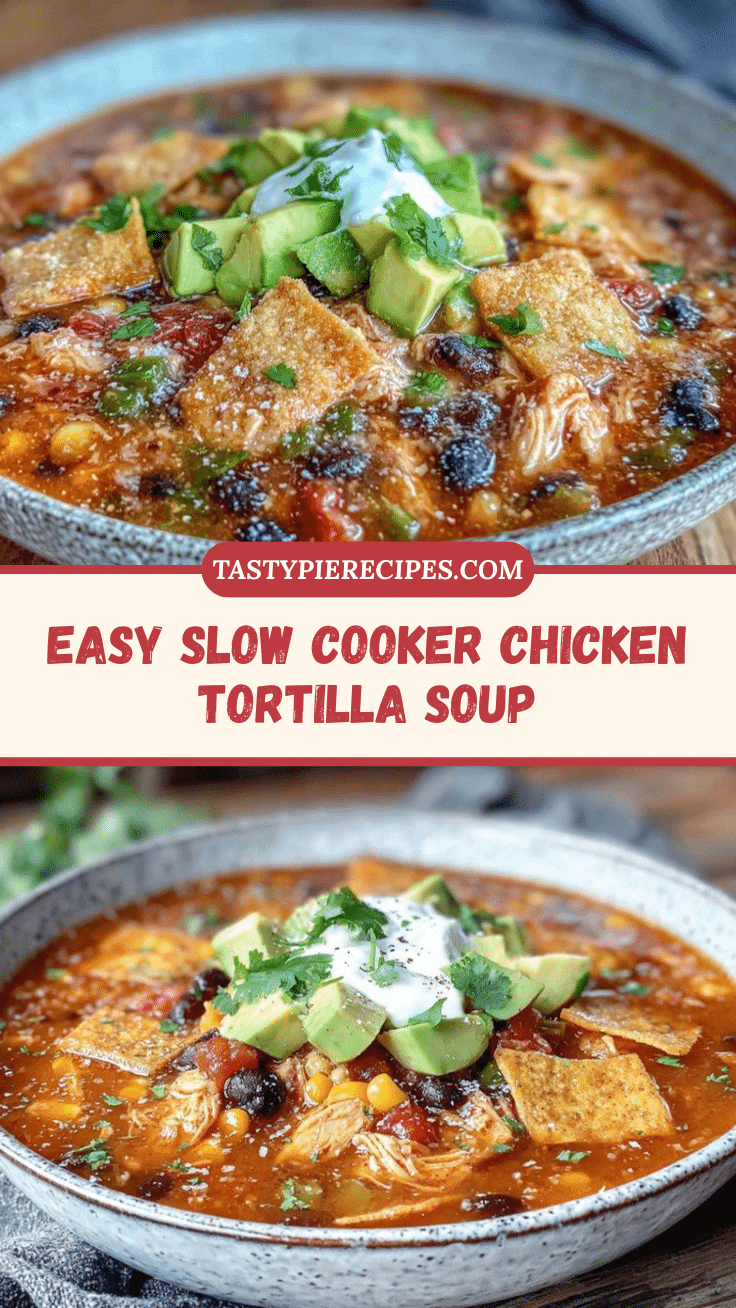 slow cooker chicken tortilla soup recipe