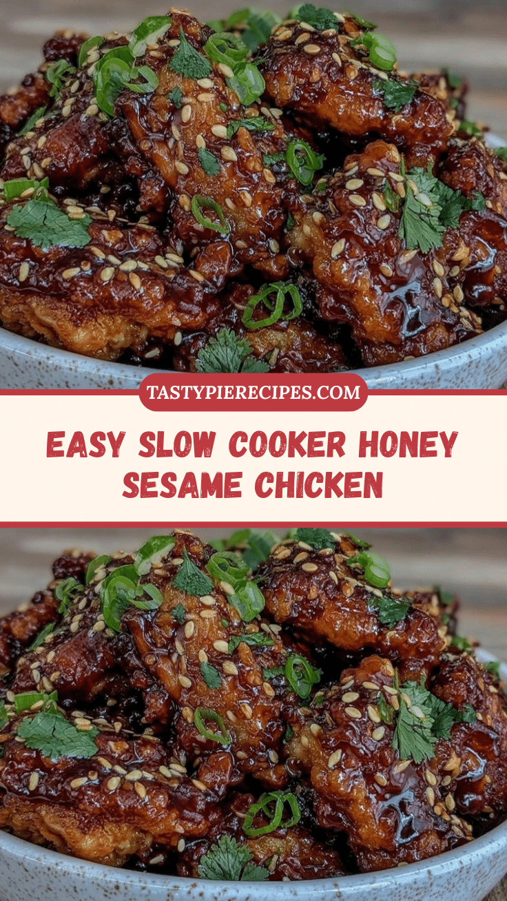 slow cooker honey sesame chicken recipe