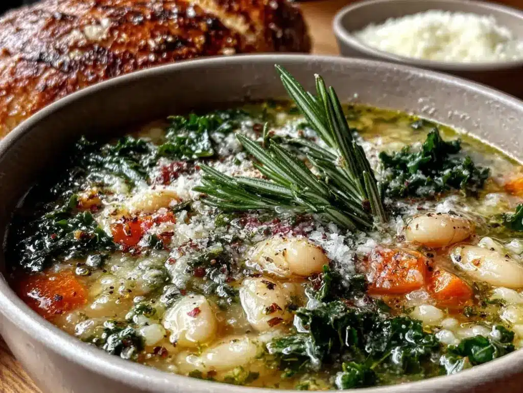 slow cooker tuscan white bean soup - featured image