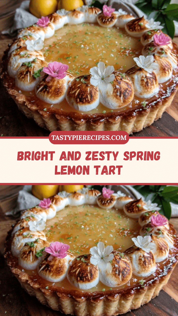 spring lemon tart recipe