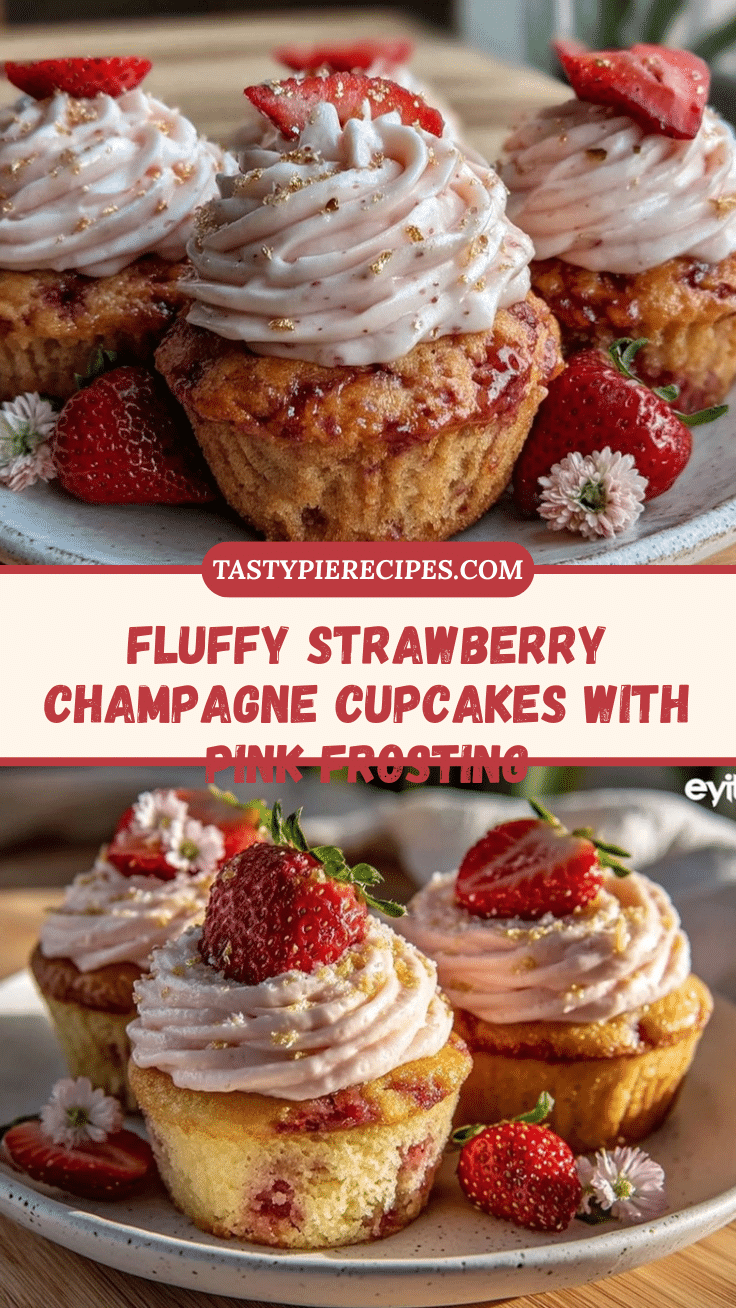 strawberry champagne cupcakes recipe