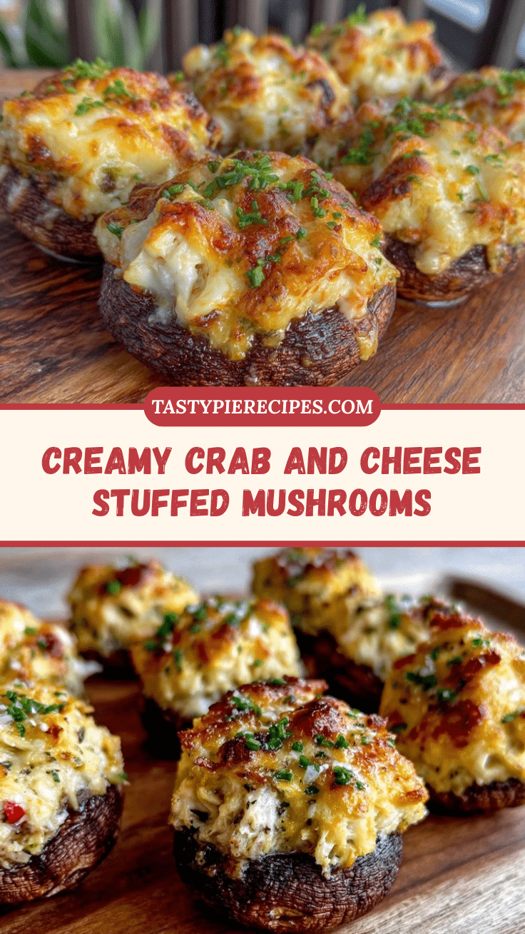 stuffed mushrooms with crab and cheese recipe