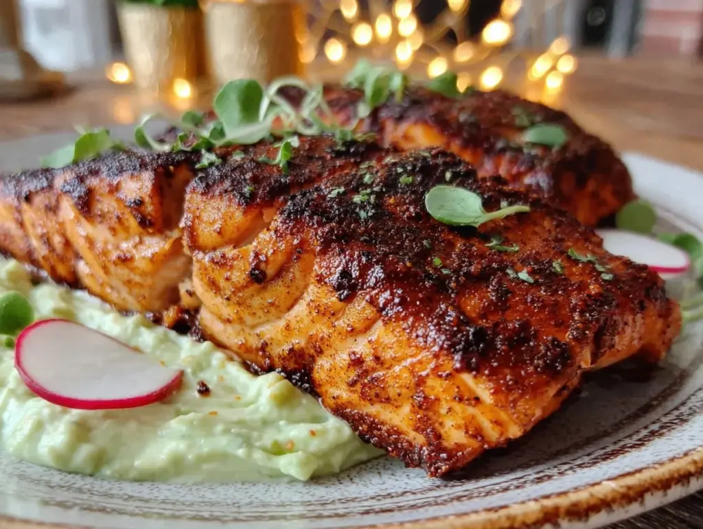blackened salmon recipe - featured image