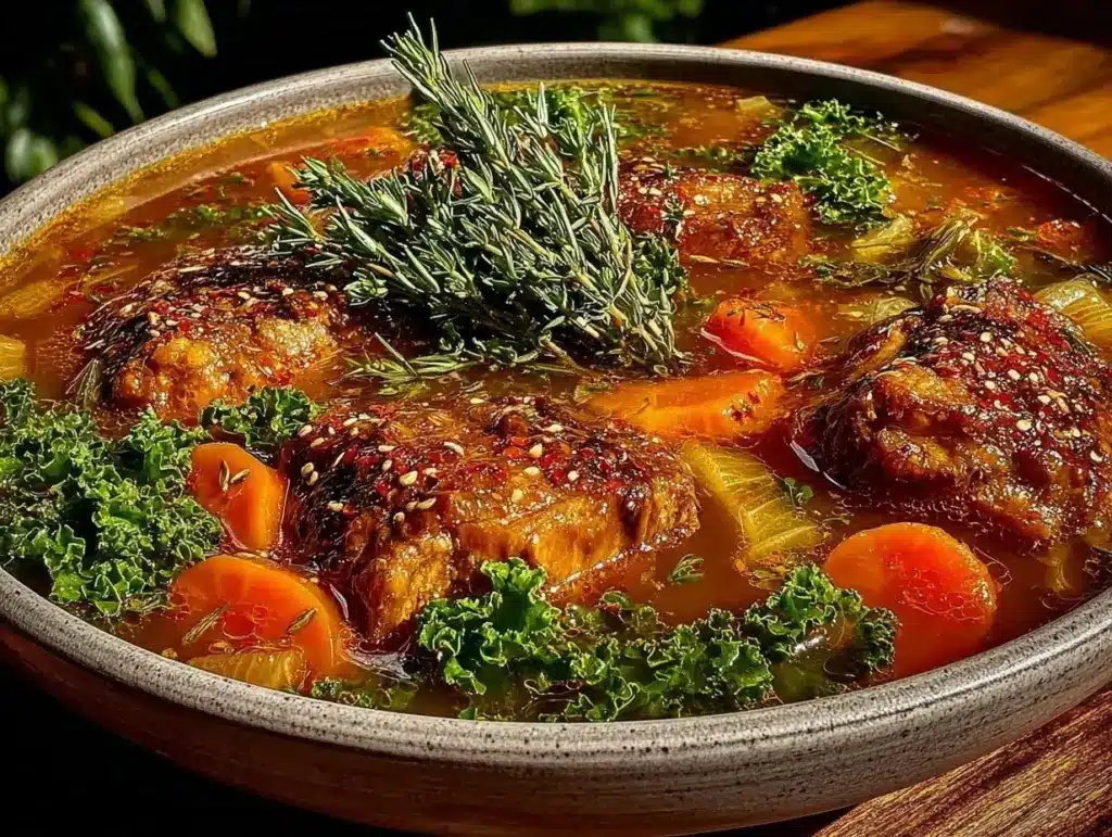 bone broth soup recipe - featured image