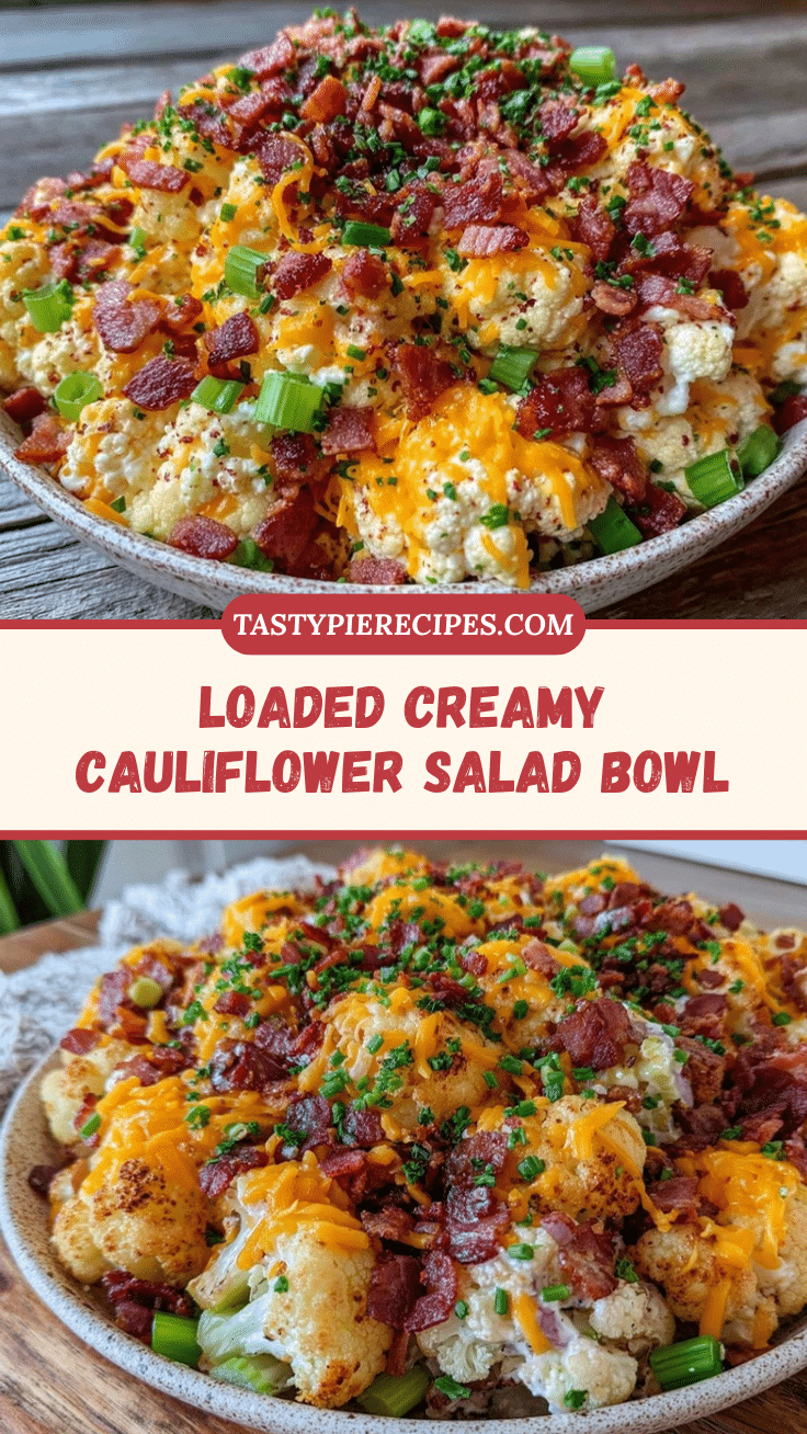 cozy loaded cauliflower salad recipe
