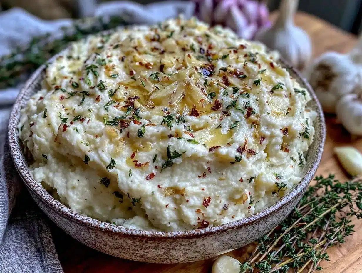 creamy cauliflower mash preparation steps
