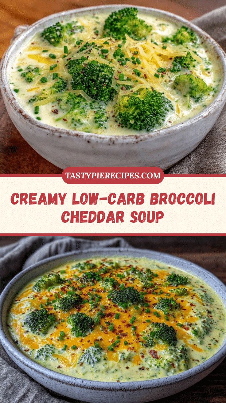 creamy keto broccoli cheddar soup recipe