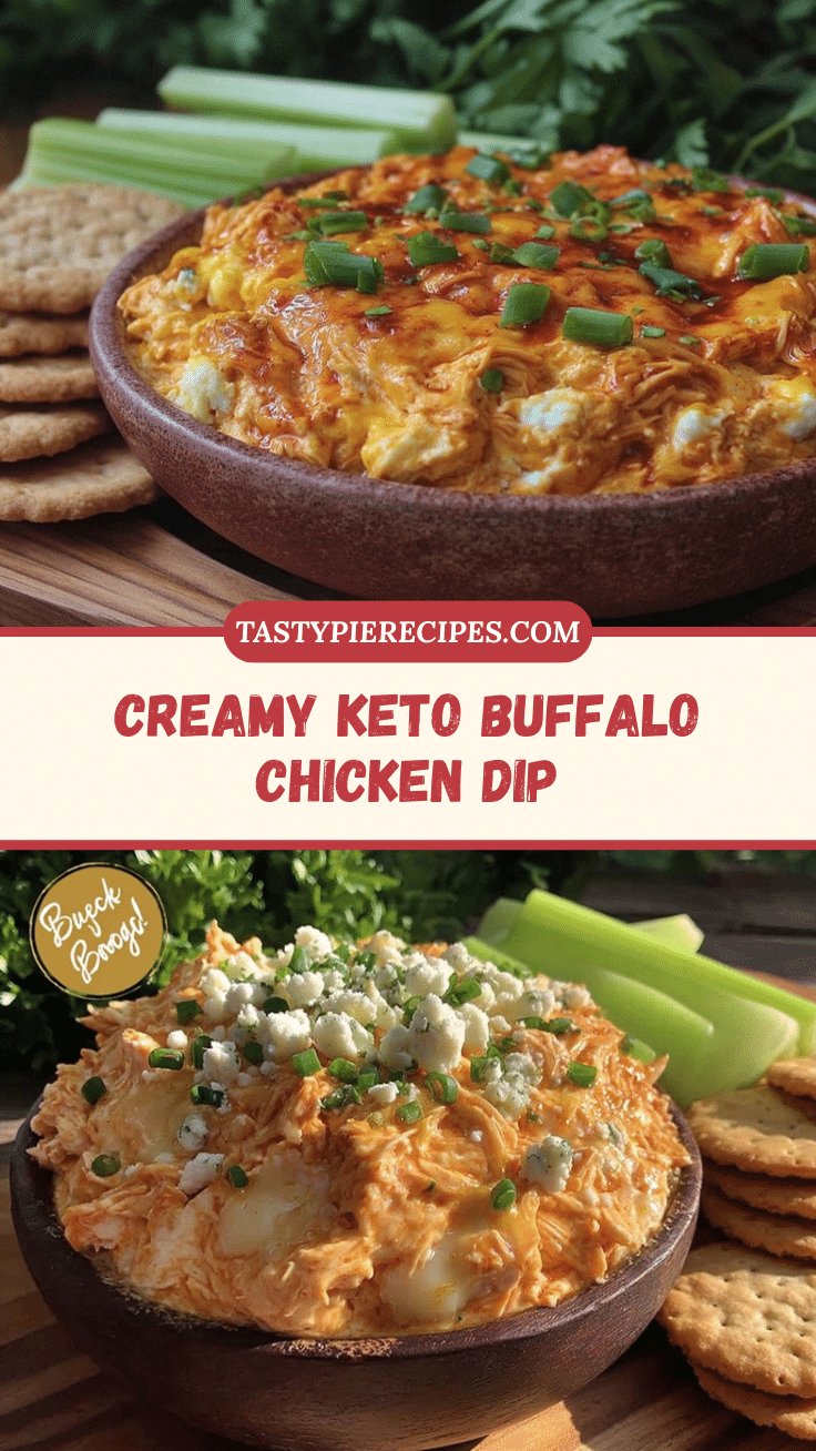 creamy keto buffalo chicken dip recipe