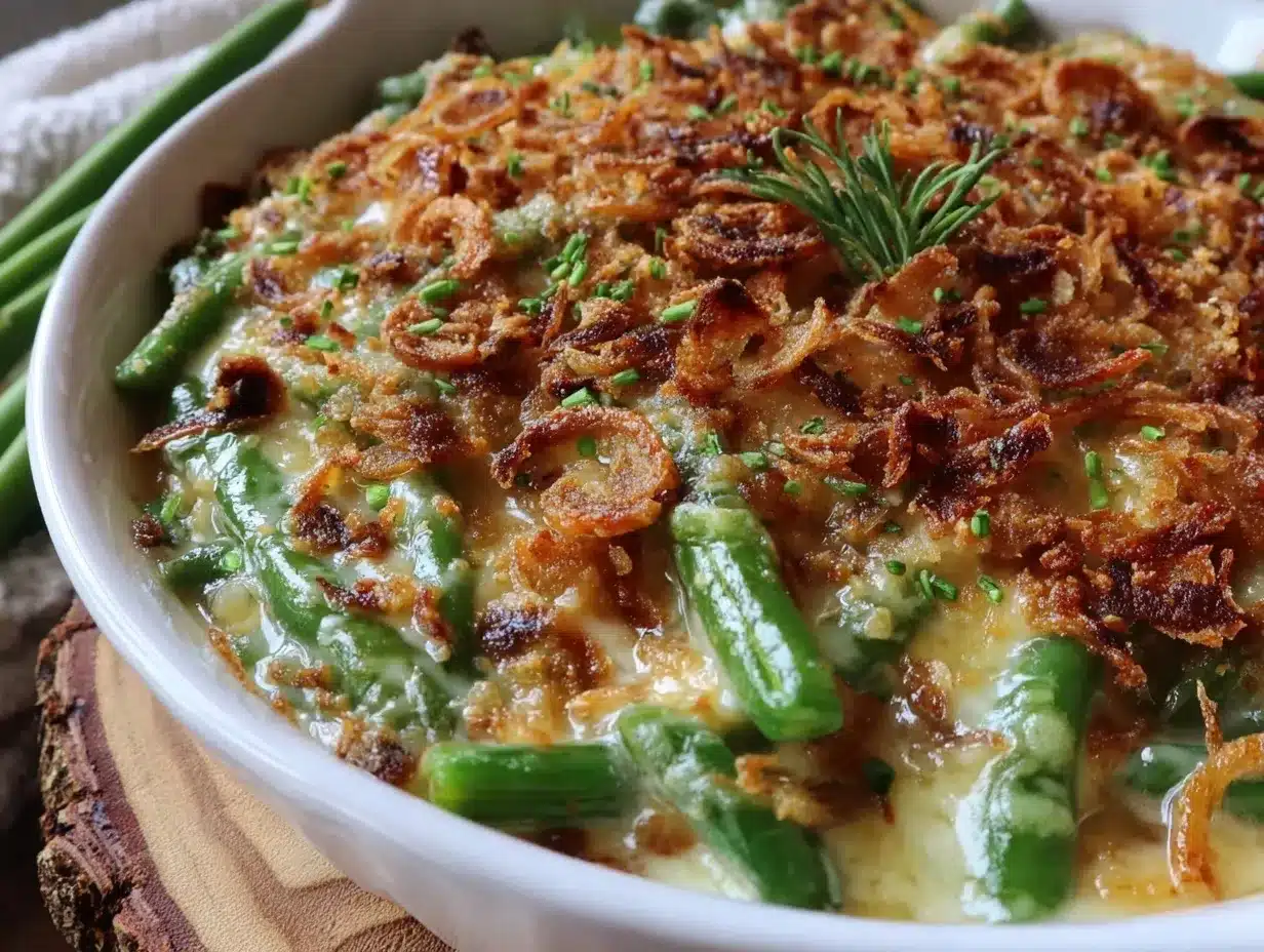 creamy keto green bean casserole preparation steps