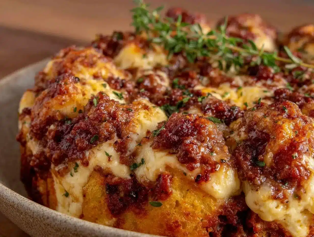 creamy keto ground beef casserole preparation steps