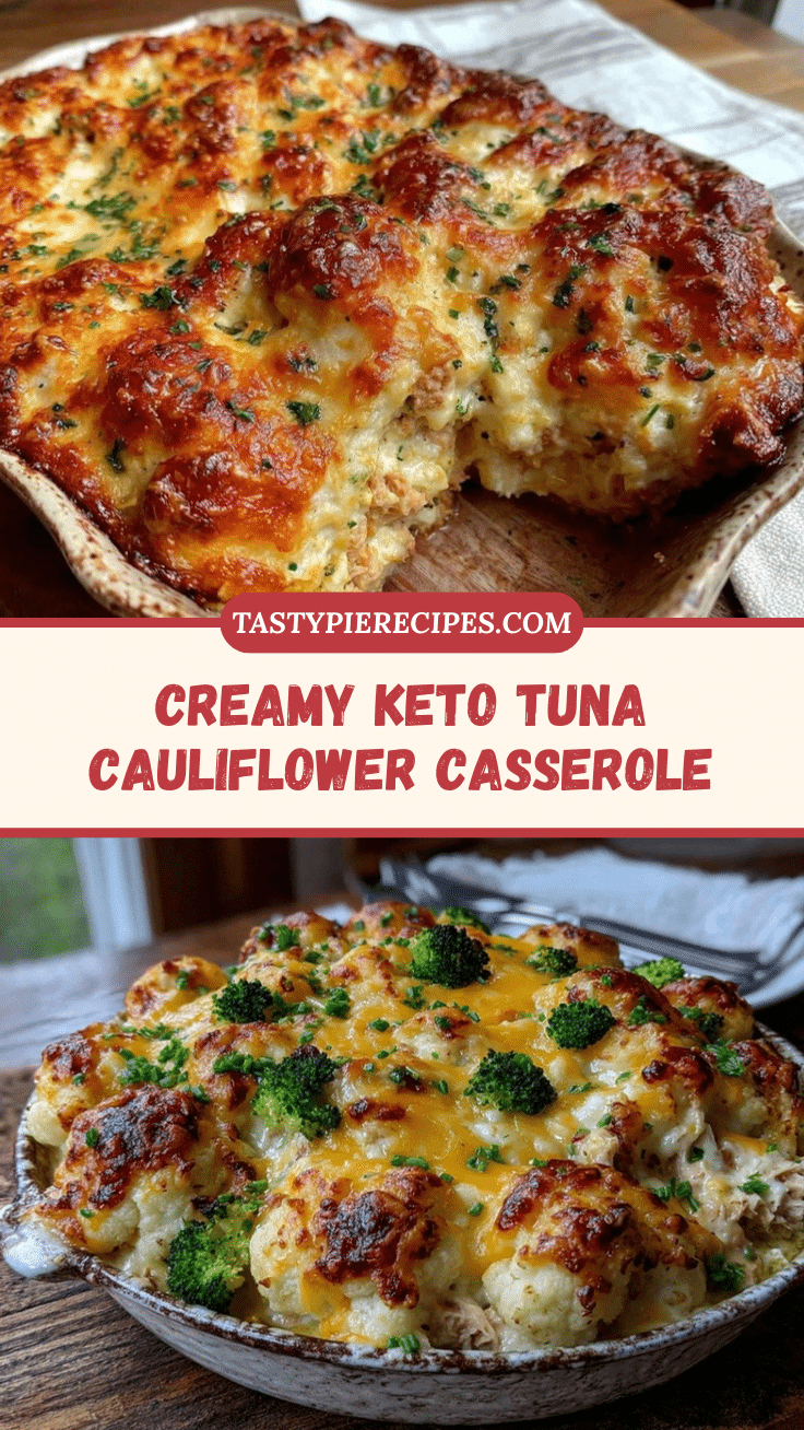 creamy keto tuna casserole recipe