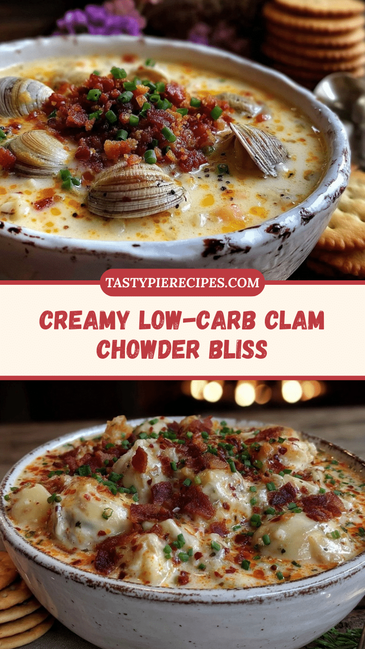 creamy low-carb clam chowder recipe