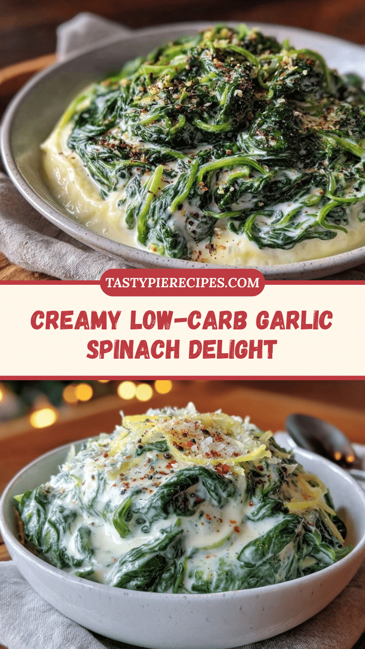 creamy low-carb creamed spinach recipe