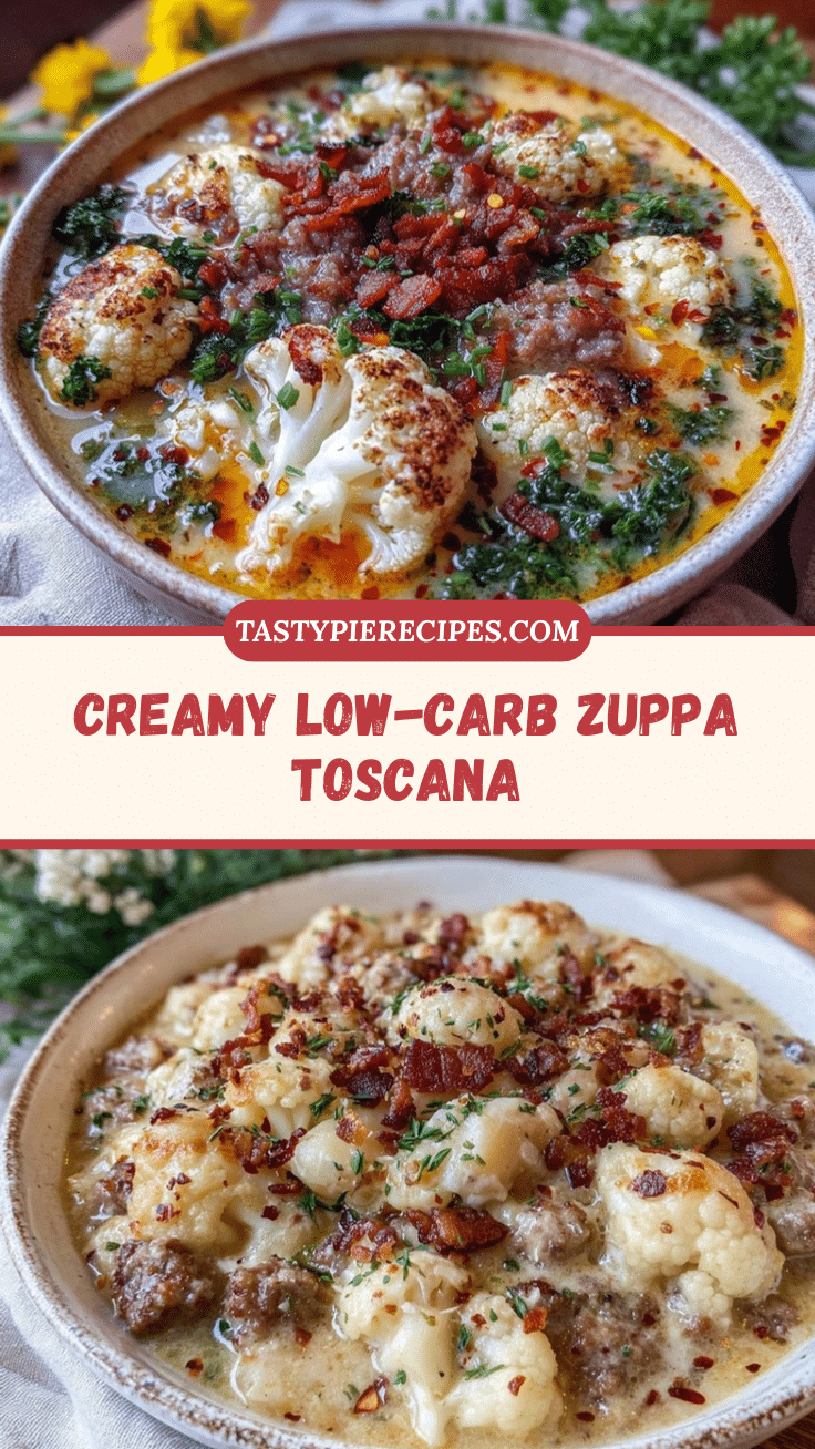 creamy low-carb zuppa toscana recipe