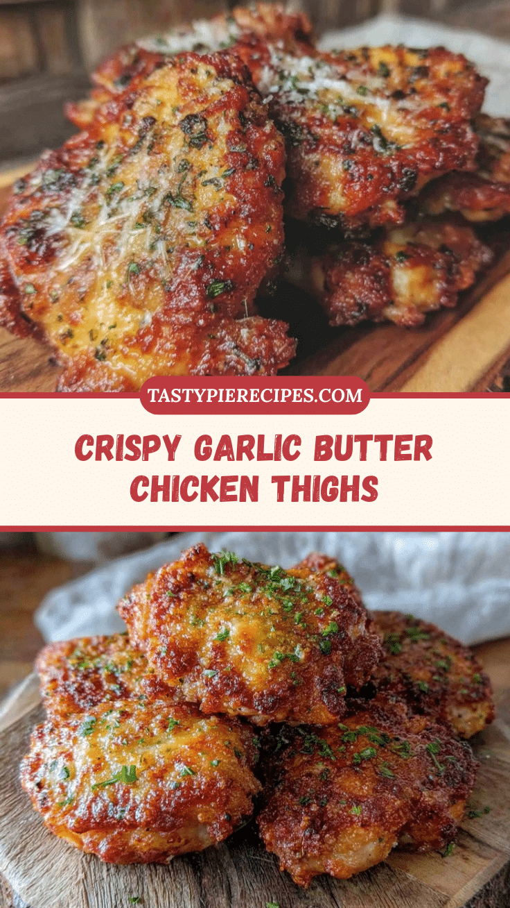 crispy garlic butter chicken thighs recipe