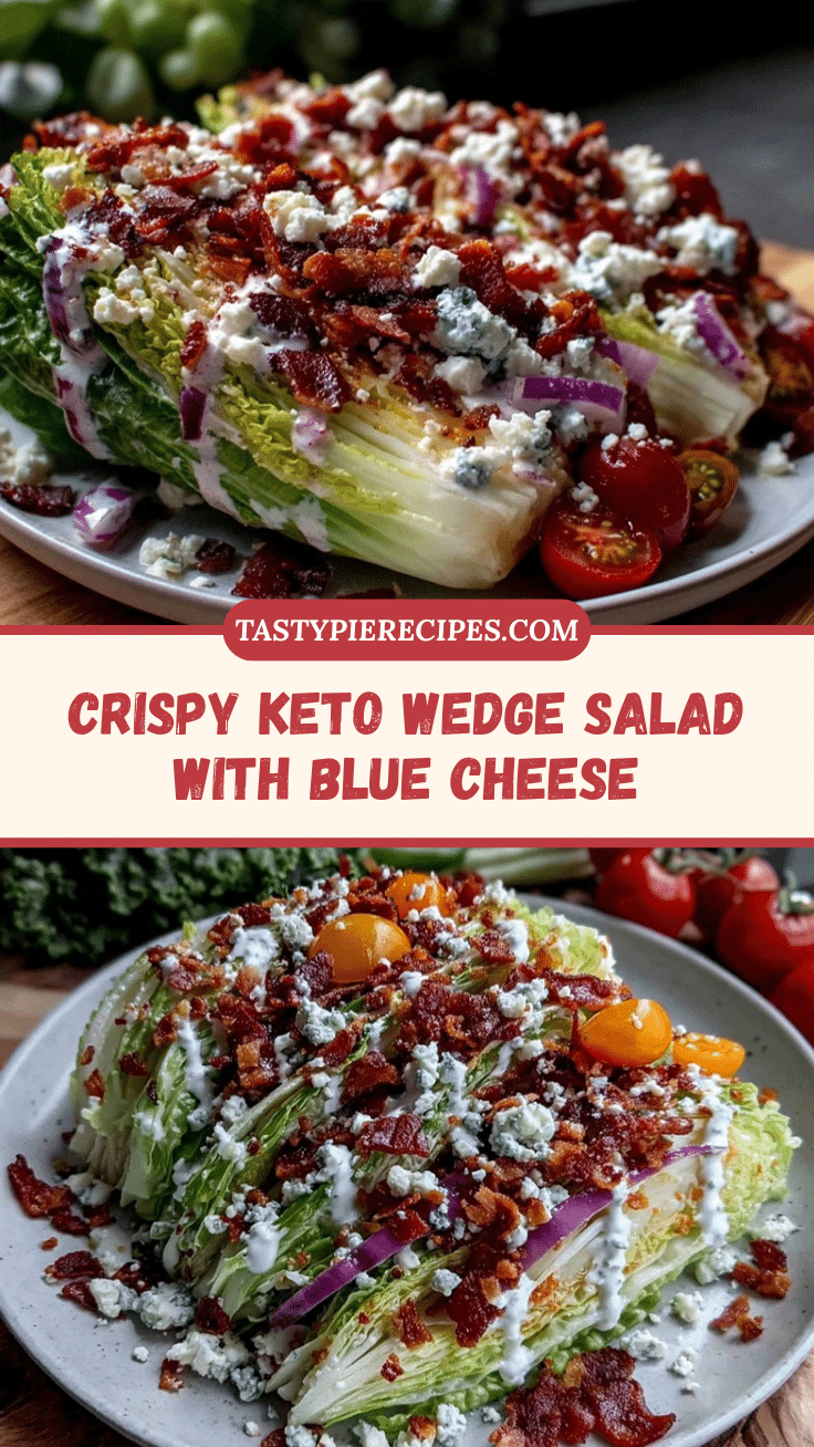 crispy keto wedge salad recipe