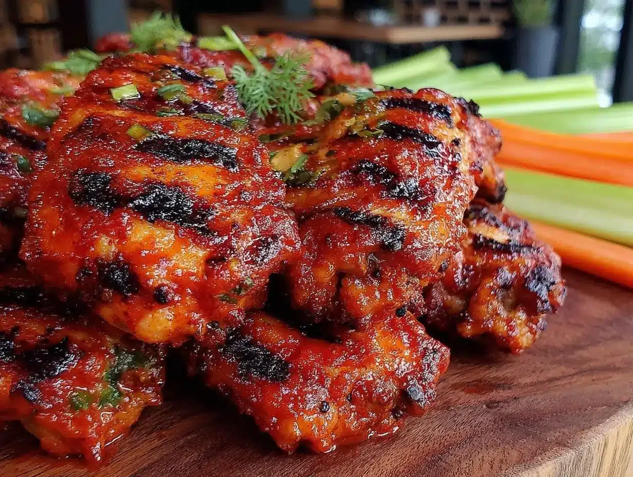 crispy low-carb grilled chicken wings preparation steps
