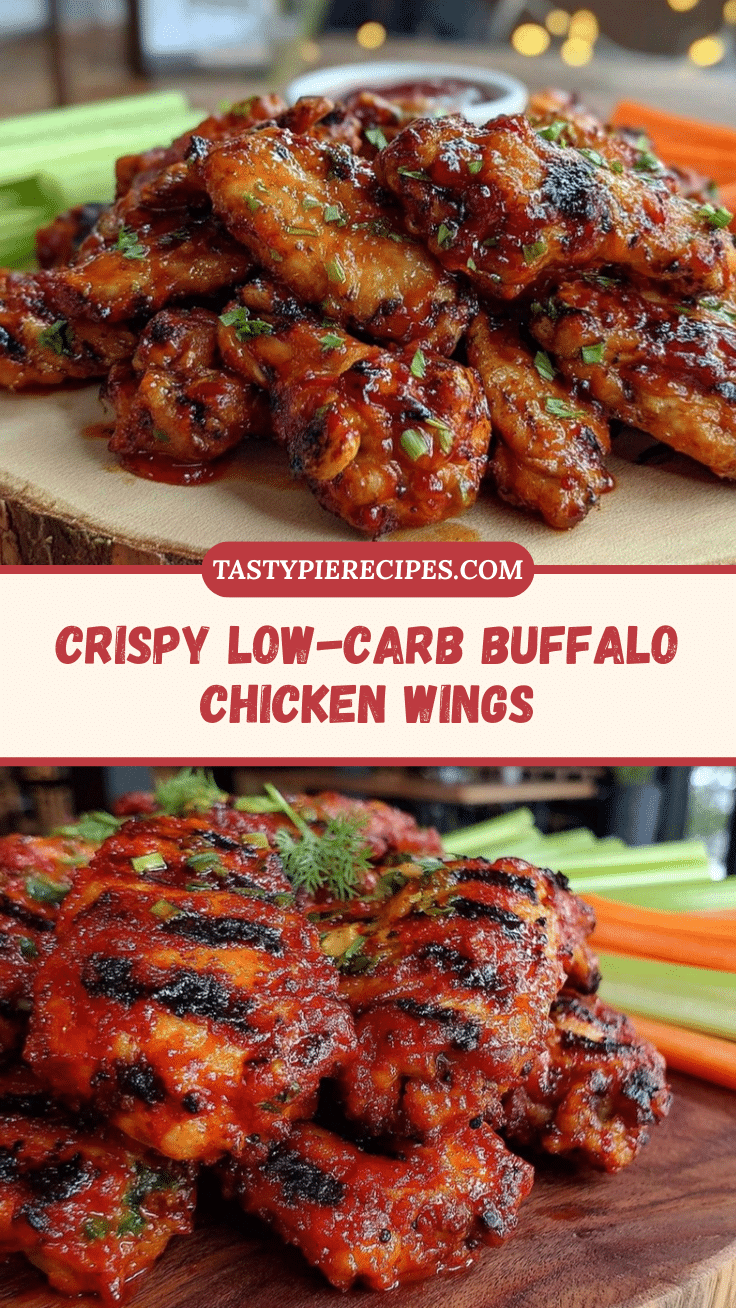 crispy low-carb grilled chicken wings recipe