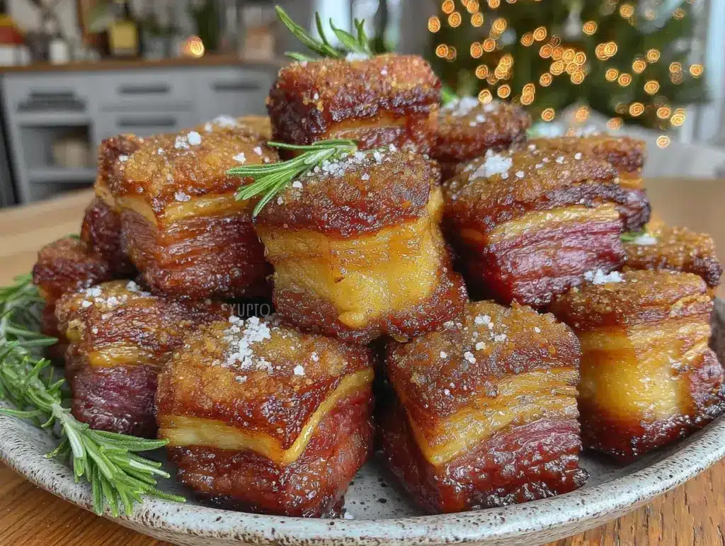 crispy low-carb pork belly bites - featured image