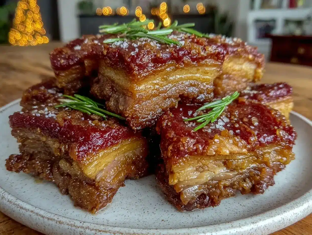 crispy low-carb pork belly bites preparation steps