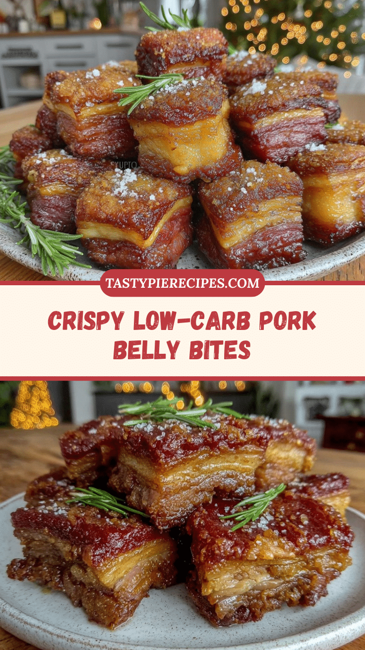 crispy low-carb pork belly bites recipe