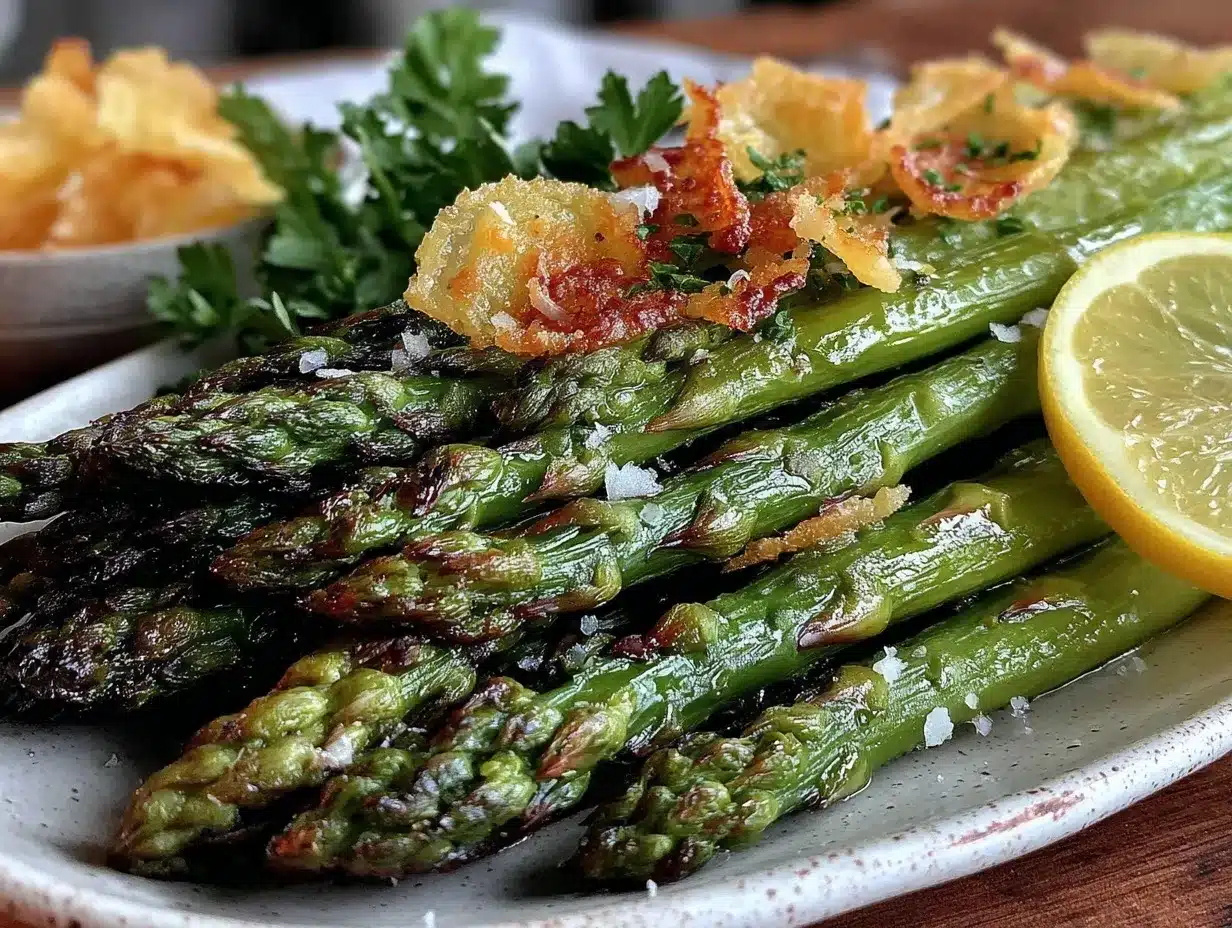 crispy roasted asparagus preparation steps