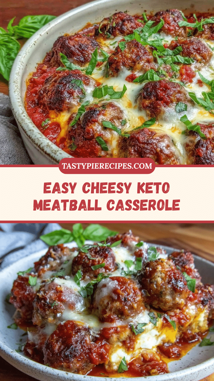 easy cheesy keto meatball casserole recipe