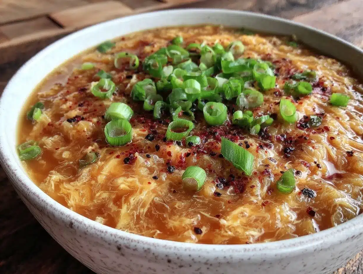 easy creamy keto egg drop soup preparation steps