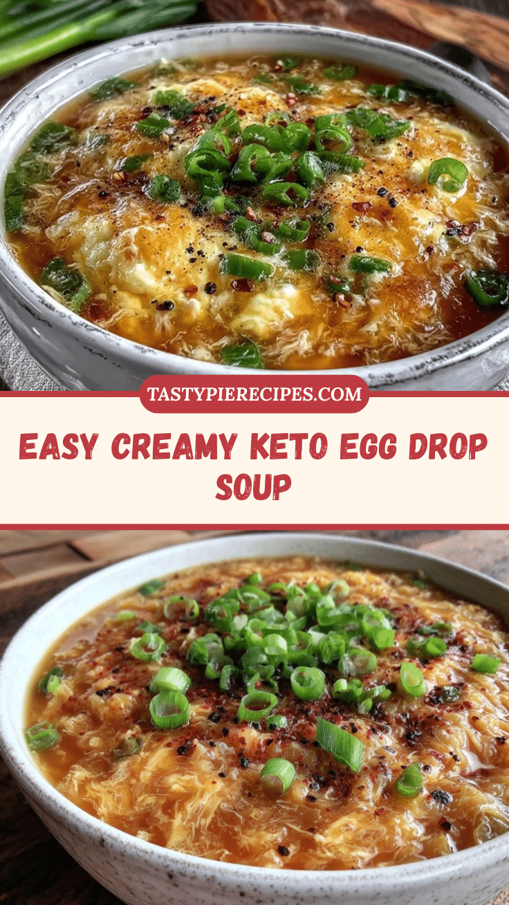 easy creamy keto egg drop soup recipe